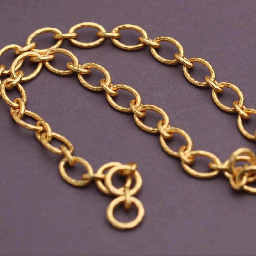 Julie Vos Gold Catalina Demi Link Necklace